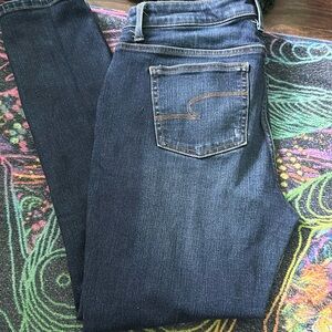 dark blue skinny jeans size 12
